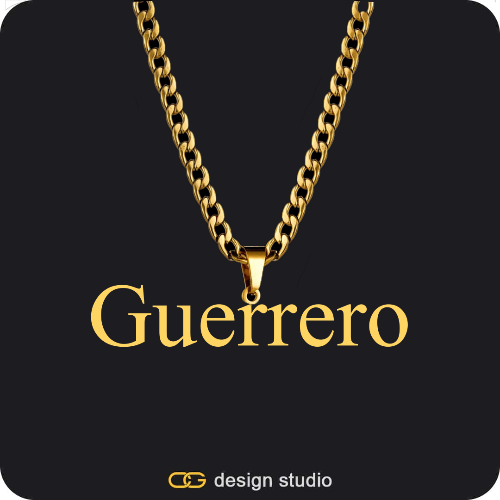 The Essential Name Necklace: Looped