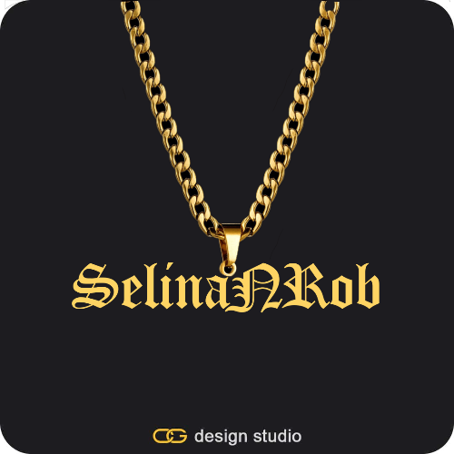 The Essential Name Necklace: Looped