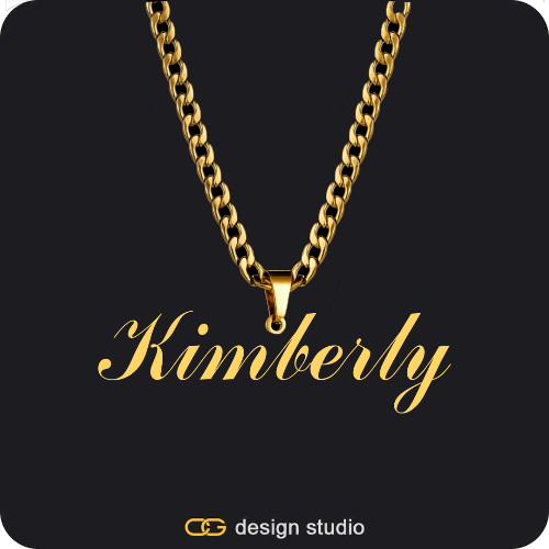 The Essential Name Necklace: Looped