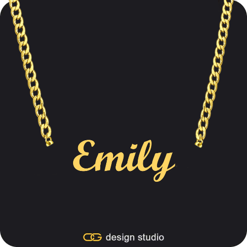 The Essential Name Necklace: Cuban