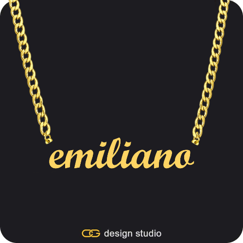 The Essential Name Necklace: Cuban