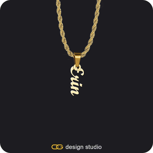 The Vertical Name Necklace