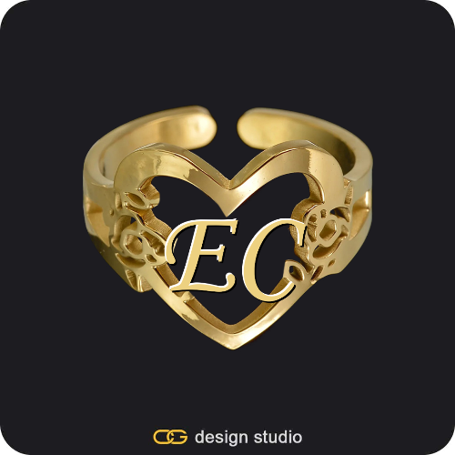 The Initial Heartfelt Ring