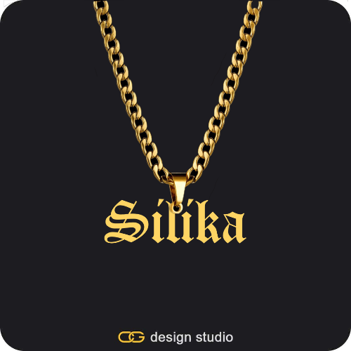 The Essential Name Necklace: Looped