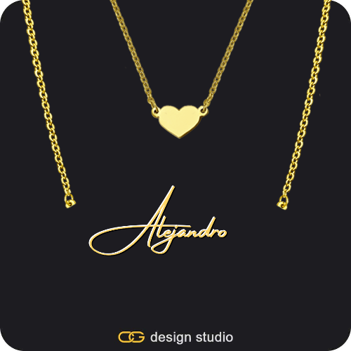 The Premier Script Name Necklace