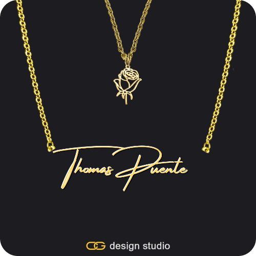 The Premier Script Name Necklace