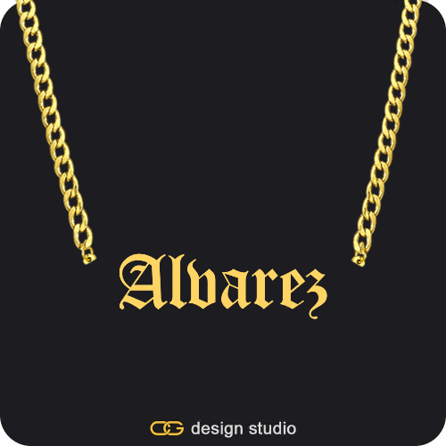 The Essential Name Necklace: Cuban