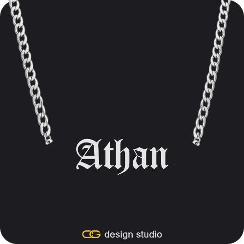 The Essential Name Necklace: Cuban