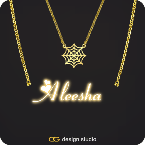 The Essential Name Necklace: Sparkling
