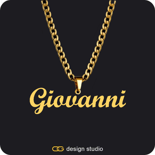 The Essential Name Necklace: Looped
