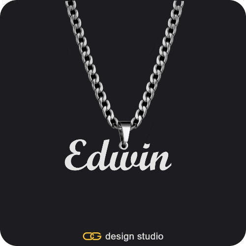 The Essential Name Necklace: Looped