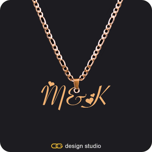 The Essential Name Necklace: Looped