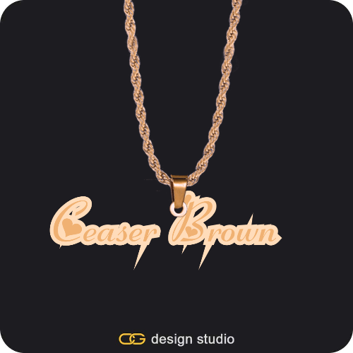 The Spotlight Double Plated Name Necklace