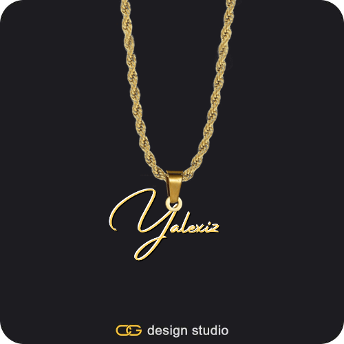 The Premier Script Name Necklace
