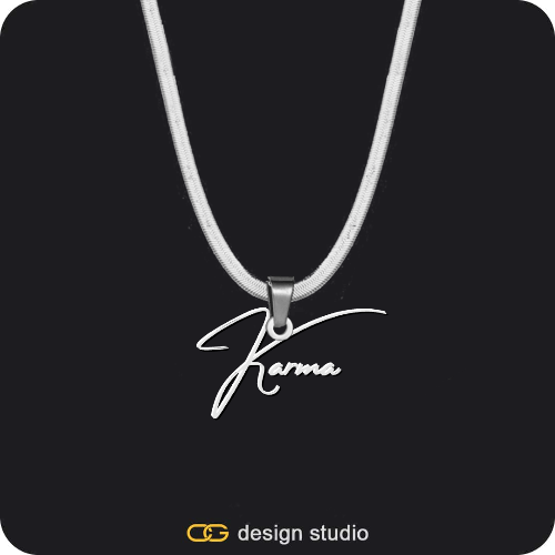 The Premier Script Name Necklace