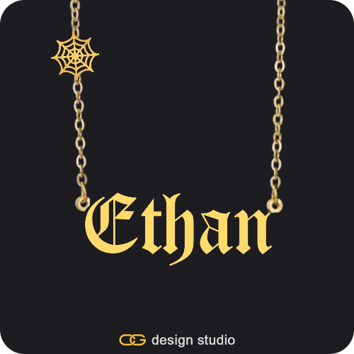 The Essential Name Necklace: Charm