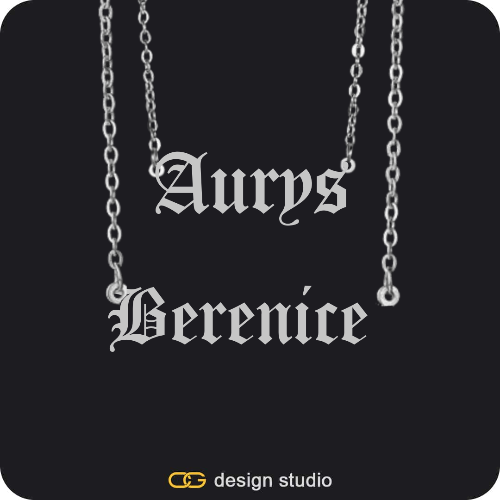 The Essential Name Necklace: Double Layer