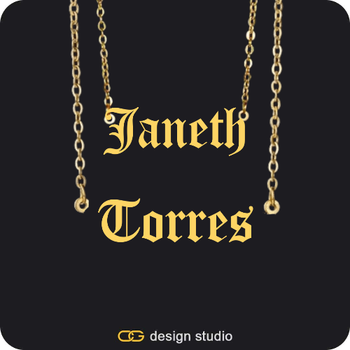The Essential Name Necklace: Double Layer