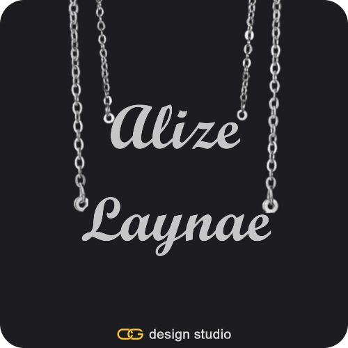 The Essential Name Necklace: Double Layer