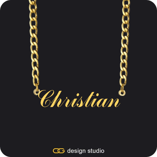 The Essential Name Necklace: Cuban