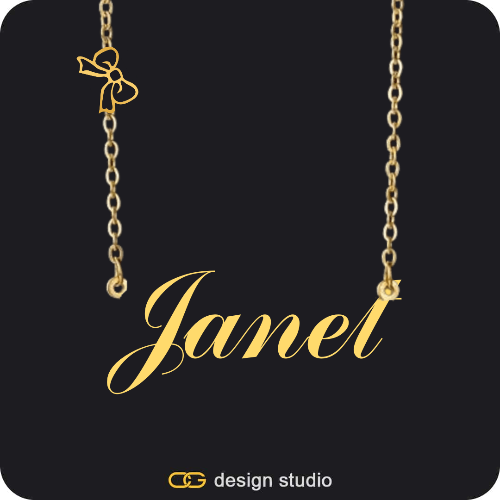 The Essential Name Necklace: Charm
