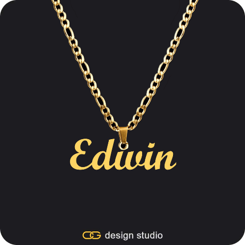 The Essential Name Necklace: Looped