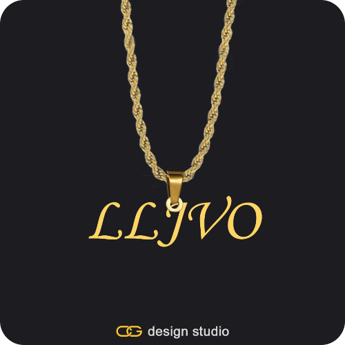 The Essential Name Necklace: Looped