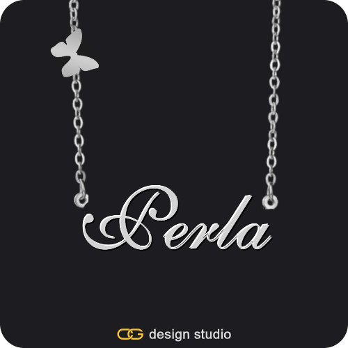 The Essential Name Necklace: Charm