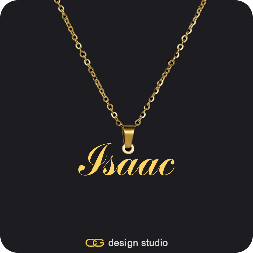 The Essential Name Necklace: Looped