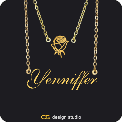 The Essential Name Necklace: Double Layer