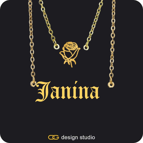 The Essential Name Necklace: Double Layer