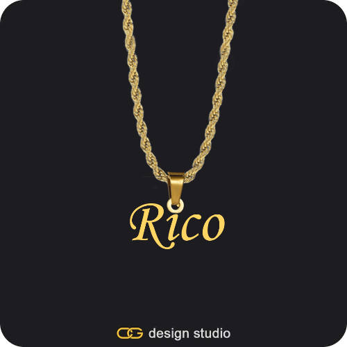 The Essential Name Necklace: Looped