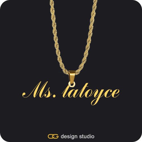The Essential Name Necklace: Looped