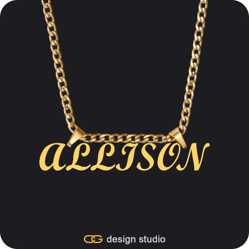 The Essential Name Necklace: Double Loop