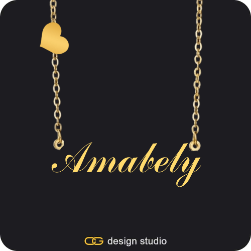 The Essential Name Necklace: Charm