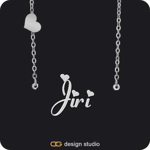 The Essential Name Necklace: Charm