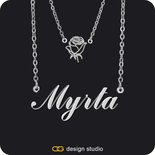 The Essential Name Necklace: Charm