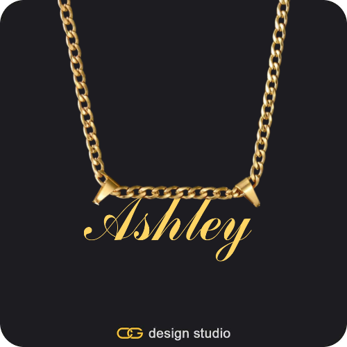The Essential Name Necklace: Double Loop