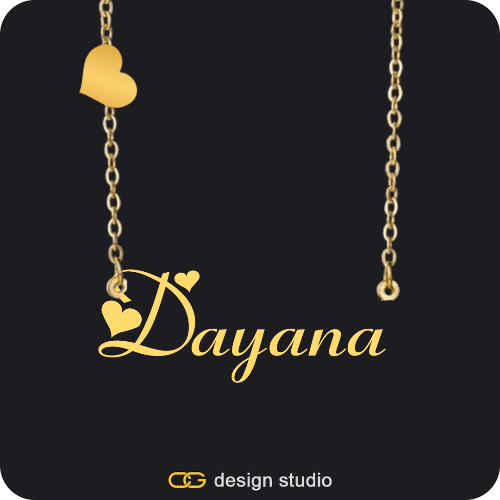 The Essential Name Necklace: Charm