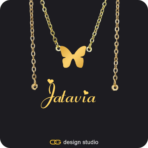 The Essential Name Necklace: Double Layer