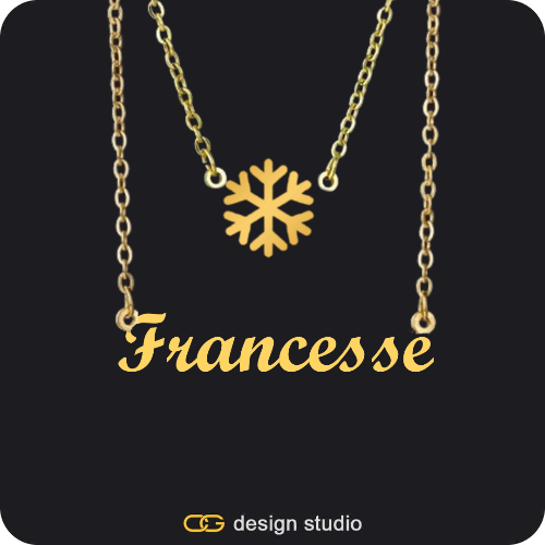 The Essential Name Necklace: Double Layer