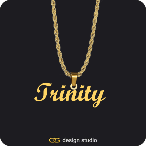 The Essential Name Necklace: Looped