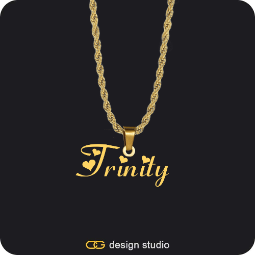 The Essential Name Necklace: Looped