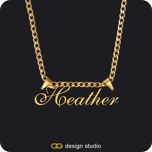 The Essential Name Necklace: Double Loop