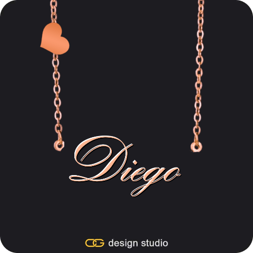 The Essential Name Necklace: Charm
