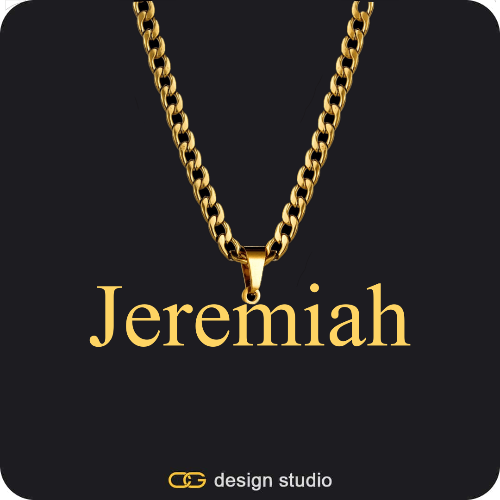 The Essential Name Necklace: Looped