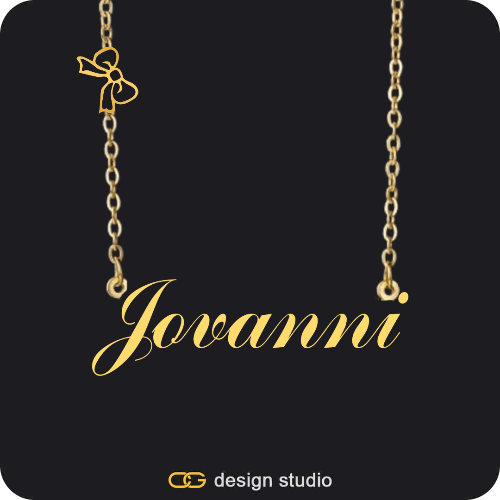 The Essential Name Necklace: Charm