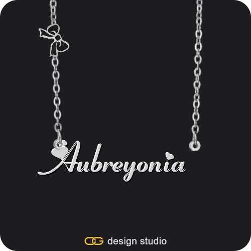 The Essential Name Necklace: Charm