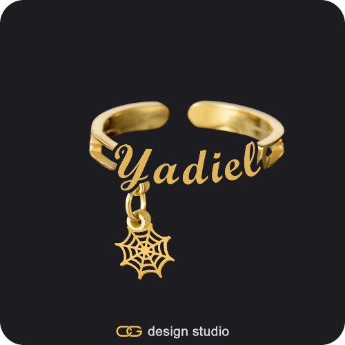 The Charm Name Ring