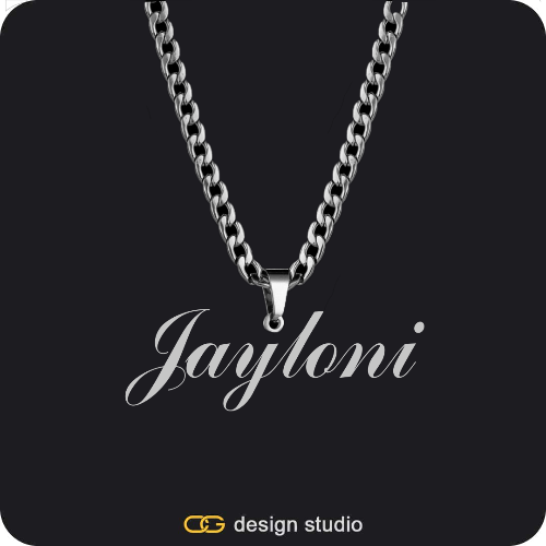 The Essential Name Necklace: Cuban chain